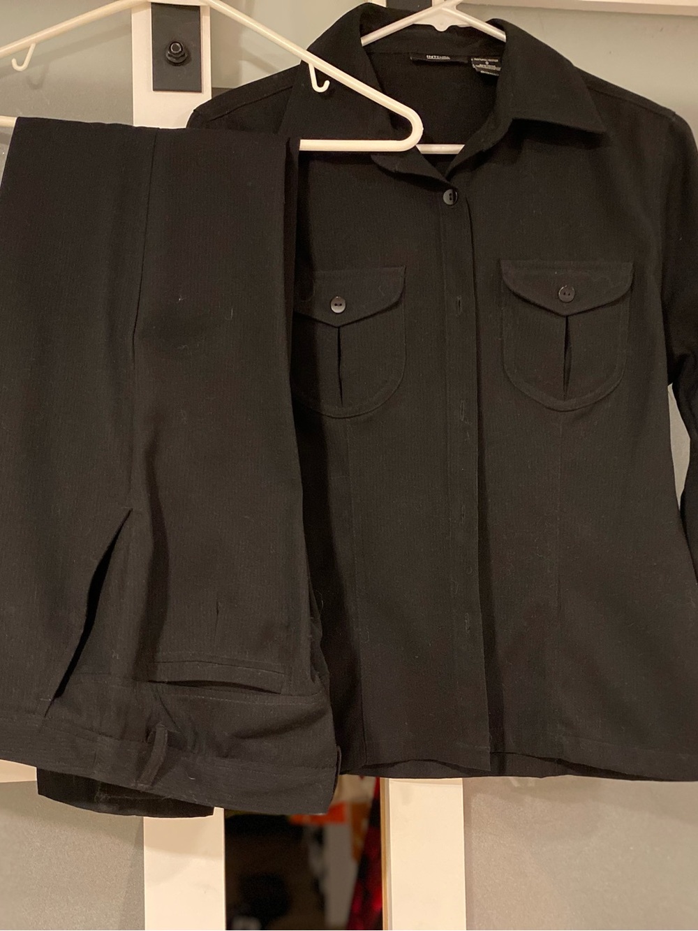Black Women's Pantsuit Jacket & Trousers